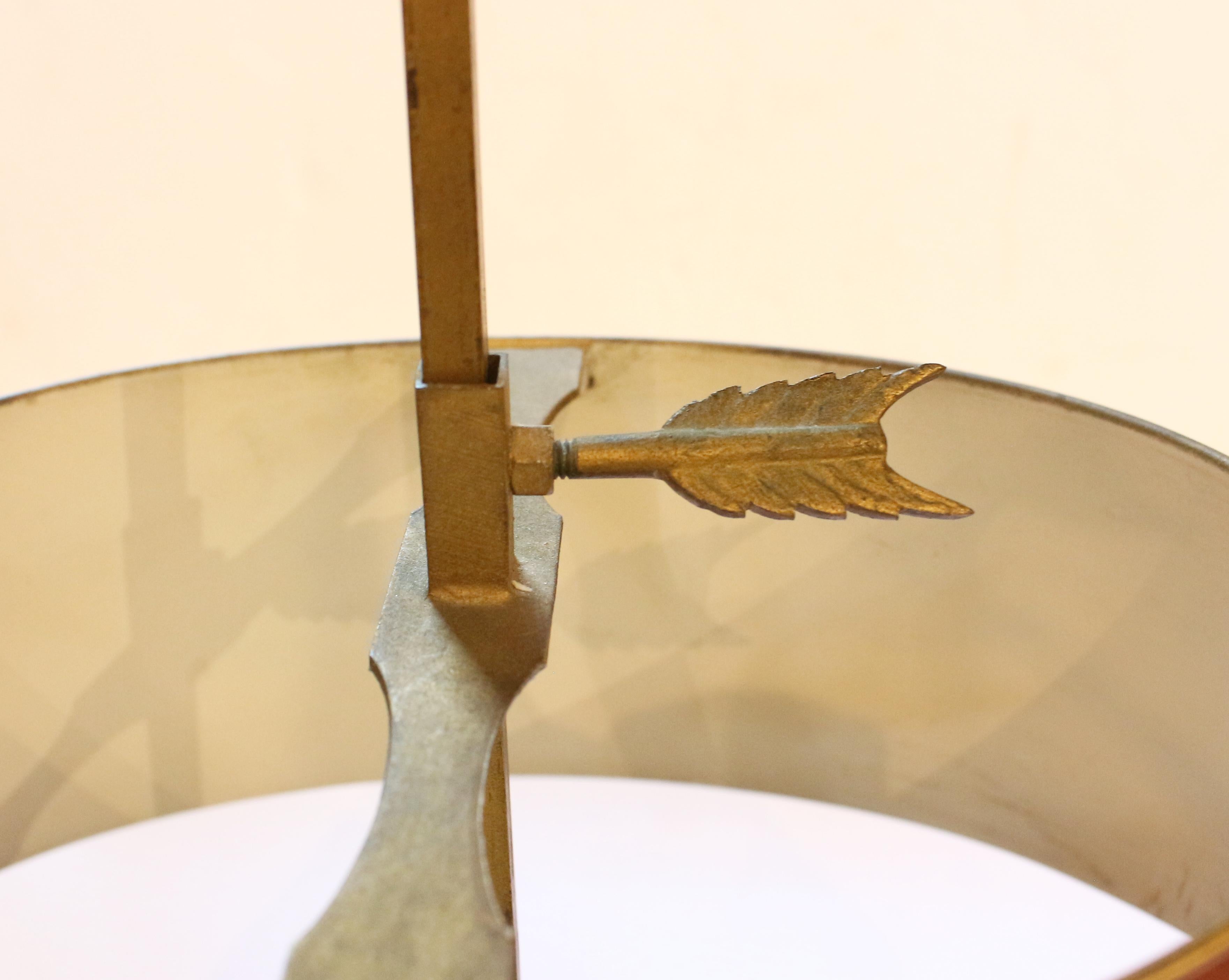 C. 1920-30s French Tole Bouillotte Lamp For Sale 1