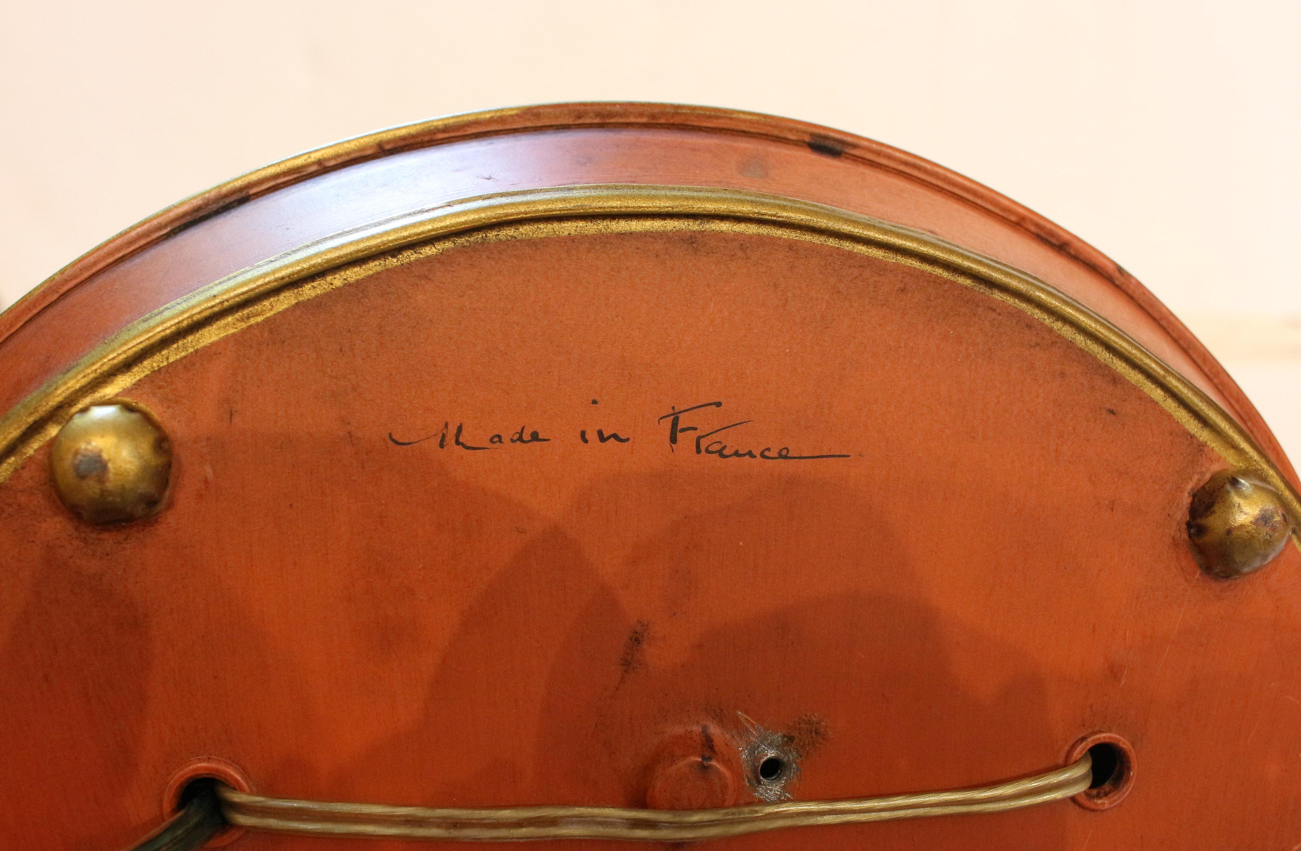 C. 1920-30s French Tole Bouillotte Lamp For Sale 2