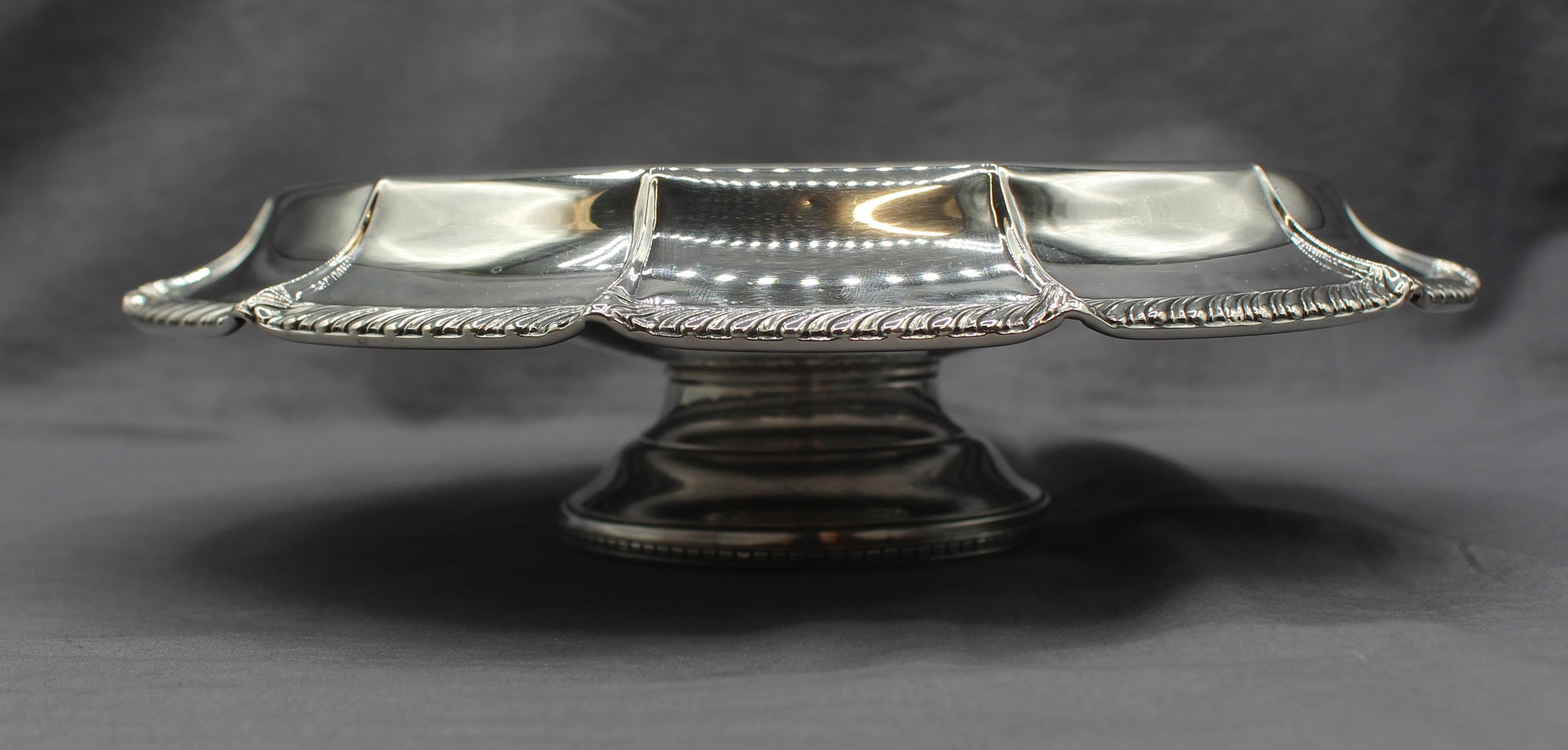 Art Deco c. 1920-30s Webster Sterling Silver Compote For Sale