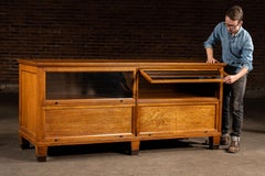 c. 1920 Arts and Crafts Barrister Kitchen Island