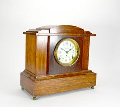 circa 1920 Seth Thomas 4 Bell Sonora Chime Burl Walnut Mantle Clock