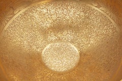 C. 1920s Art Deco Gold Encrusted Porcelain Fruit Bowl