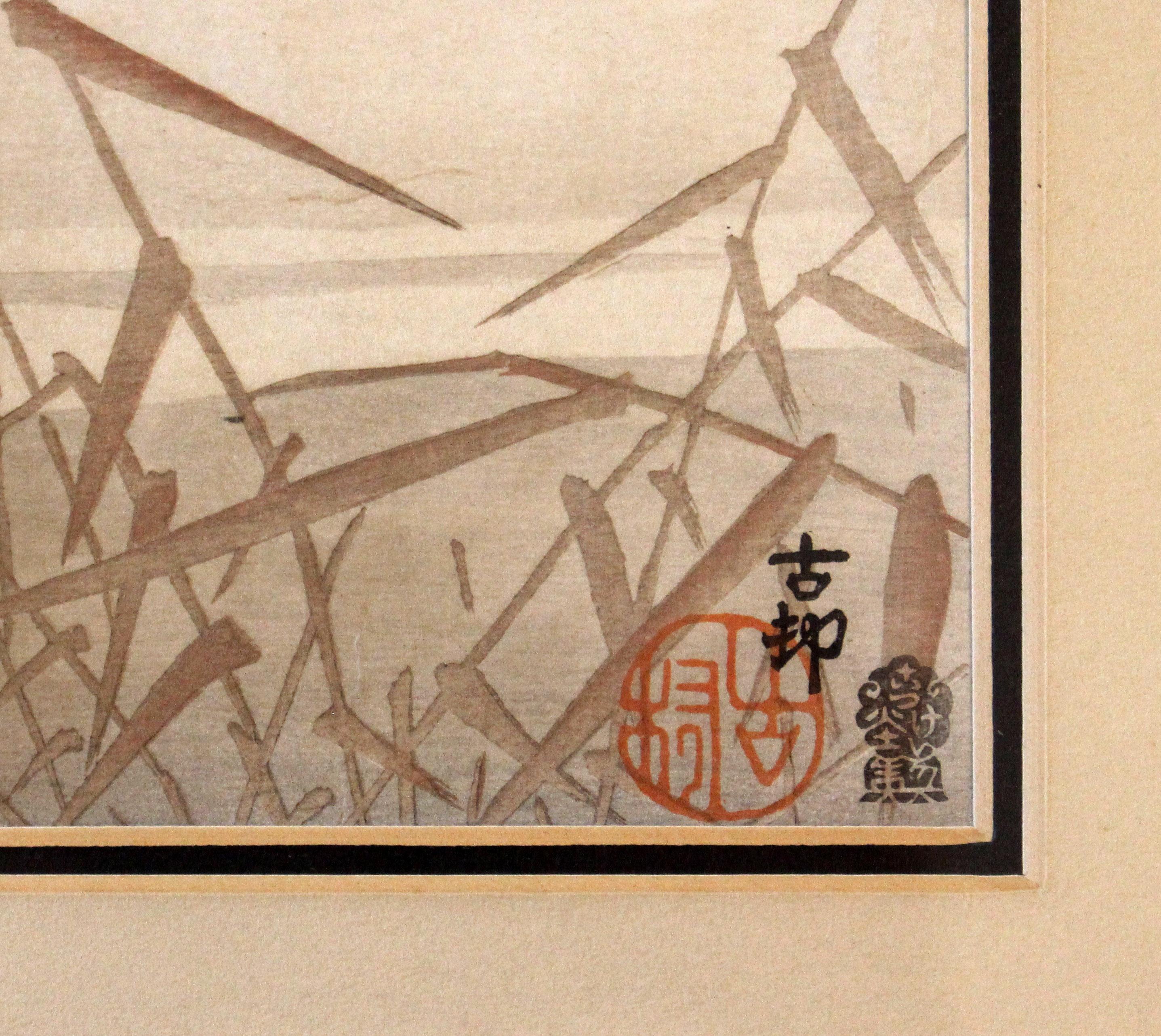 Circa 1920s Japanese woodblock print 