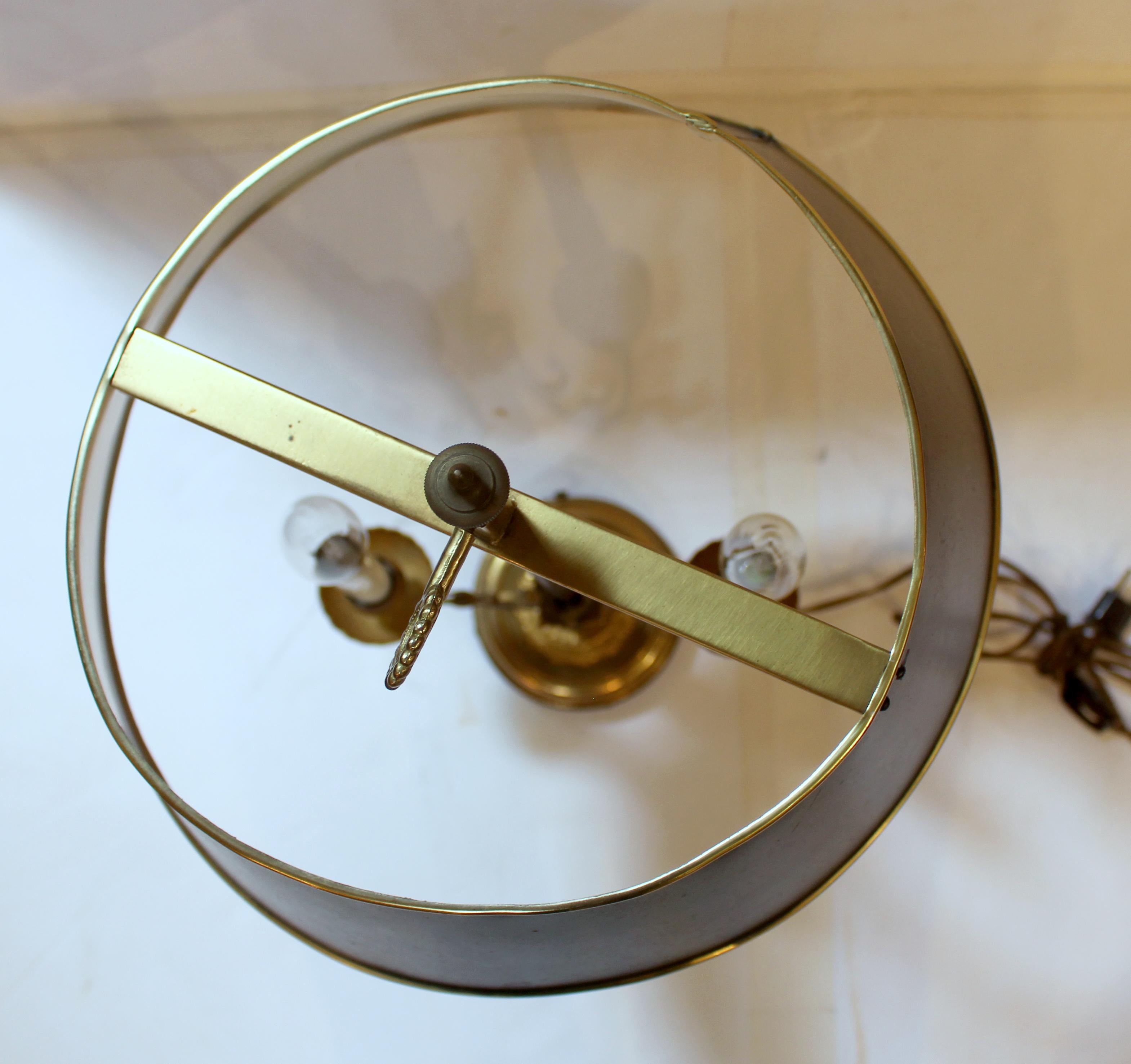 Francese c. Lampada Bouillotte francese in bronzo del 1920 in vendita