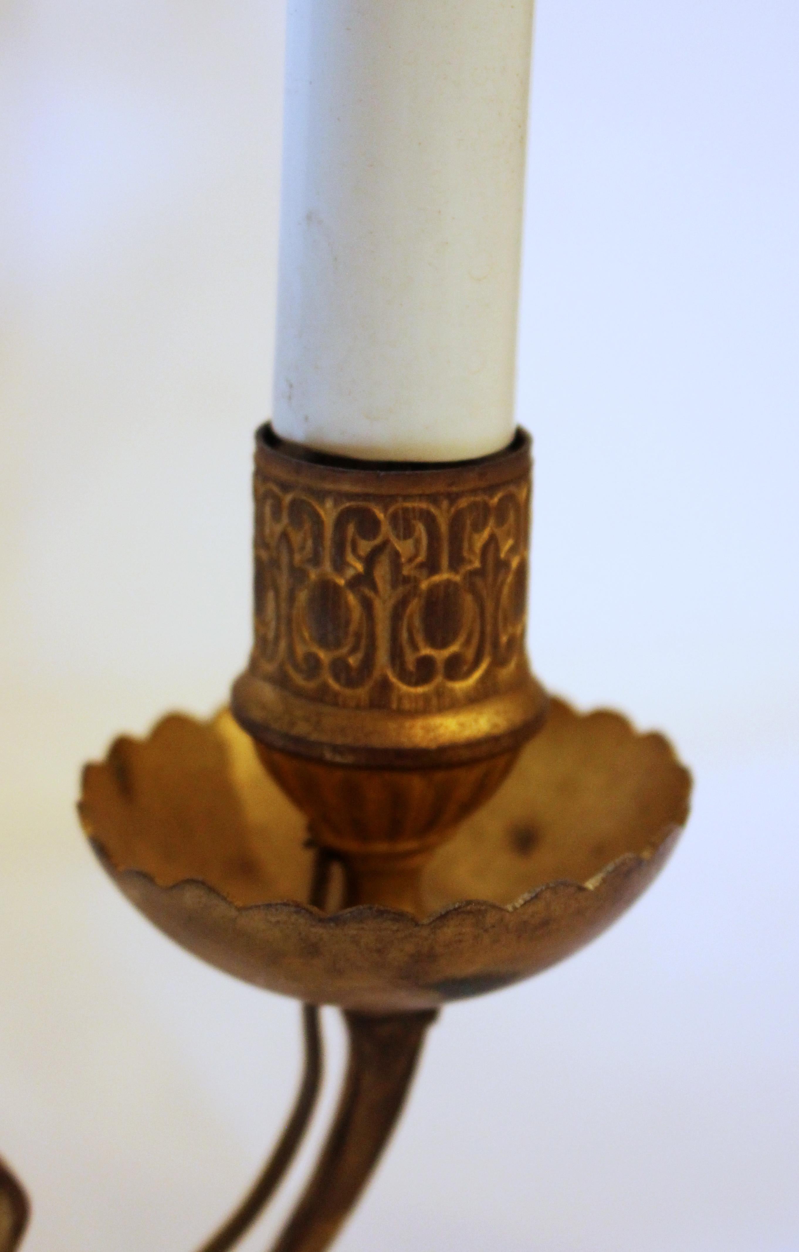 XX secolo c. Lampada Bouillotte francese in bronzo del 1920 in vendita
