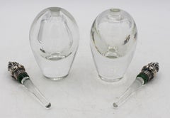 C. 1930-50 Signed Kosta, Sweden Perfume Bottles