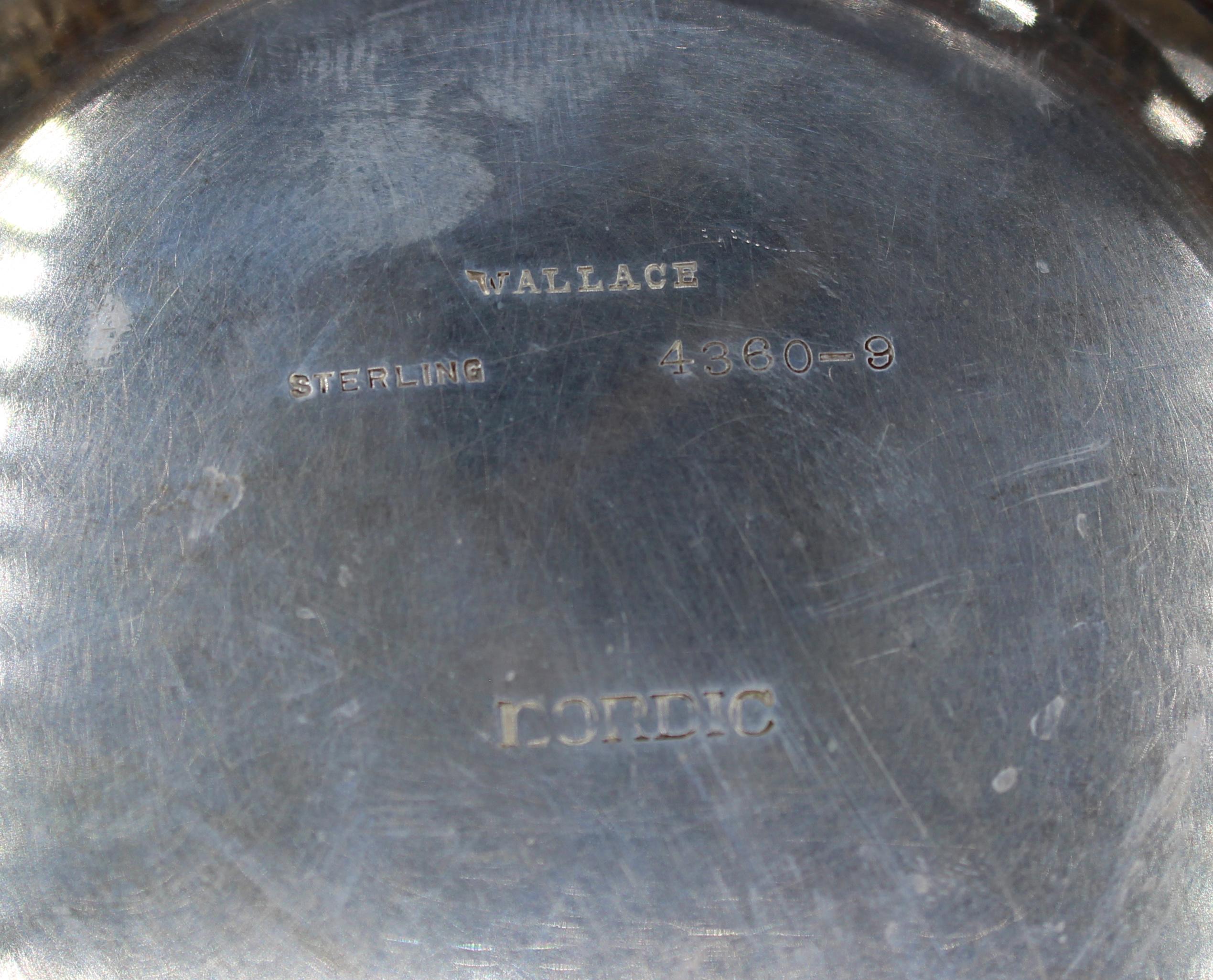 c. 1930-50 Cuenco de plata de ley de Wallace siglo XX en venta