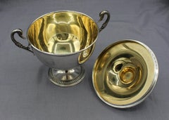 c. 1930 Italian Silver Covered Candy Dish by Romeo Mirocoli