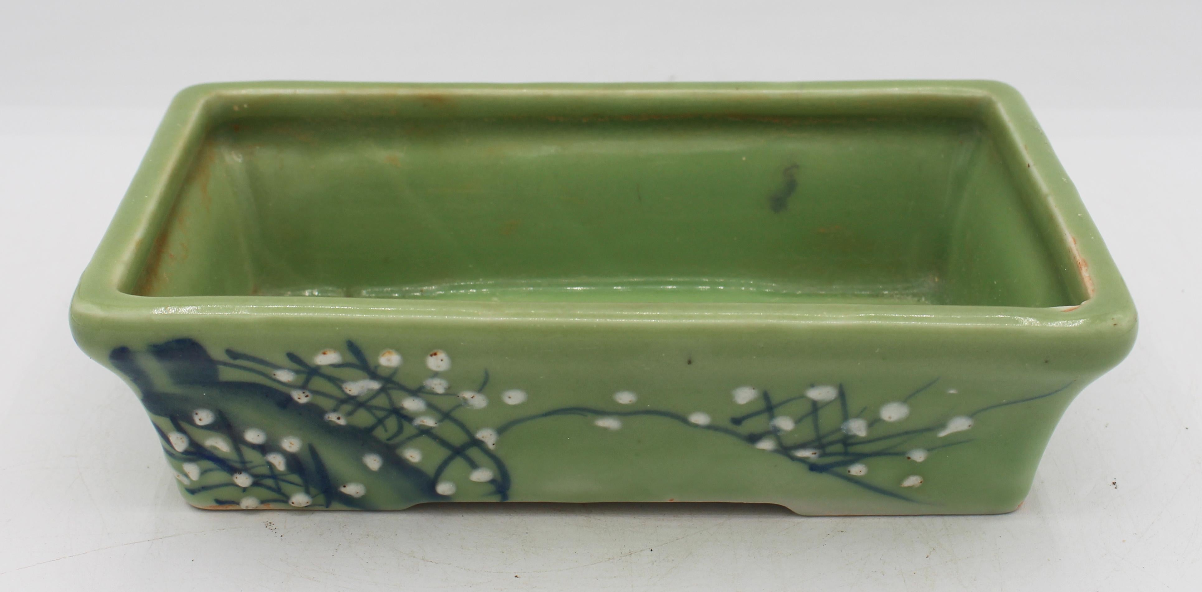 C. 1930 Japanese Porcelain Bonsai Pot Showa