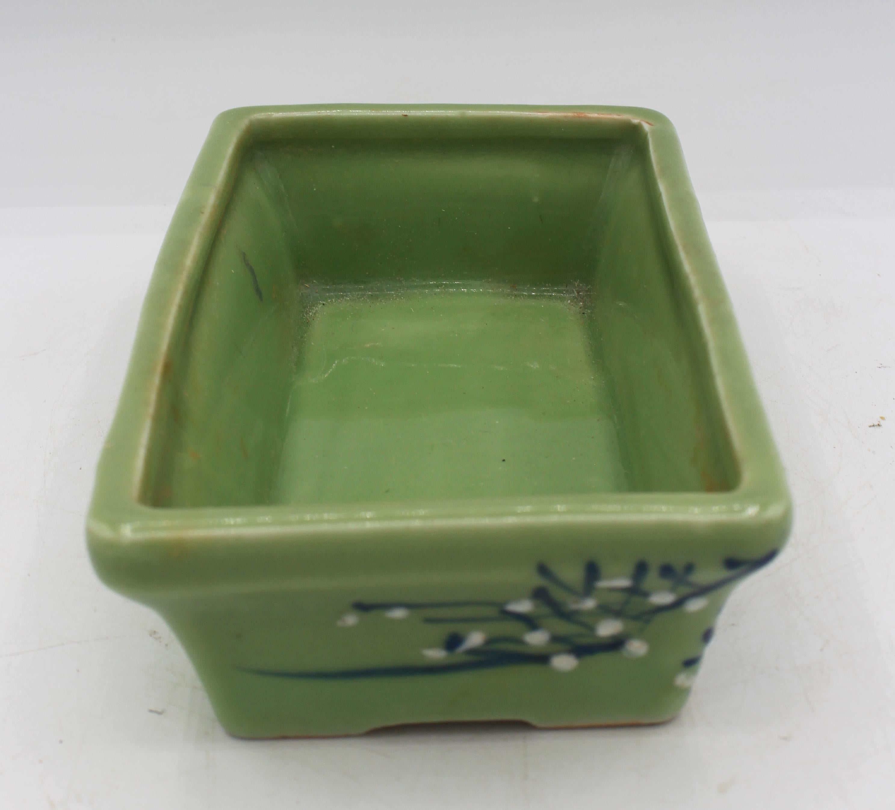 C. 1930 Japanese Porcelain Bonsai Pot Japonés