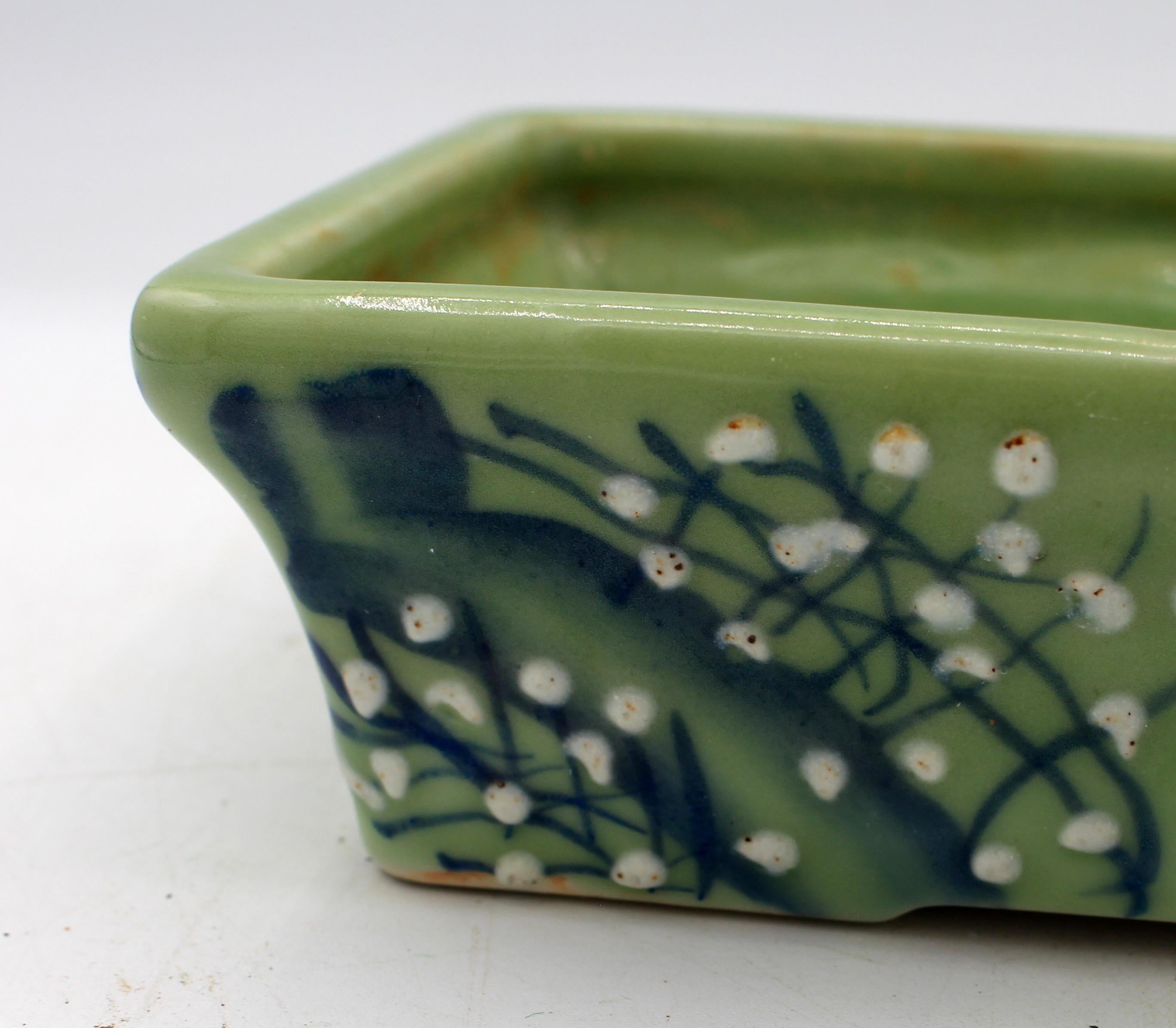 C. 1930 Japanese Porcelain Bonsai Pot Porcelana