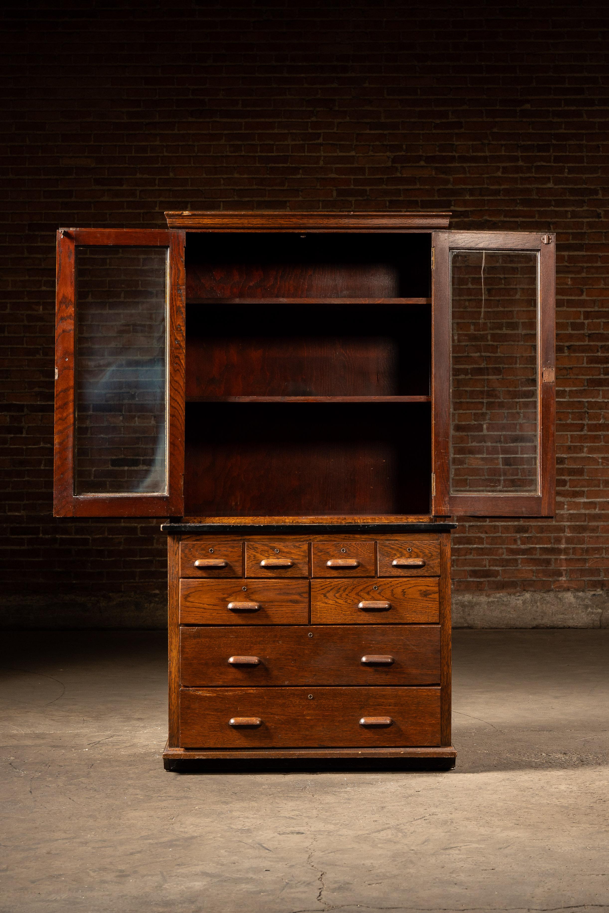 c. 1930 Laboratory Cabinet by Kewaunee Mfg. Co. For Sale 8