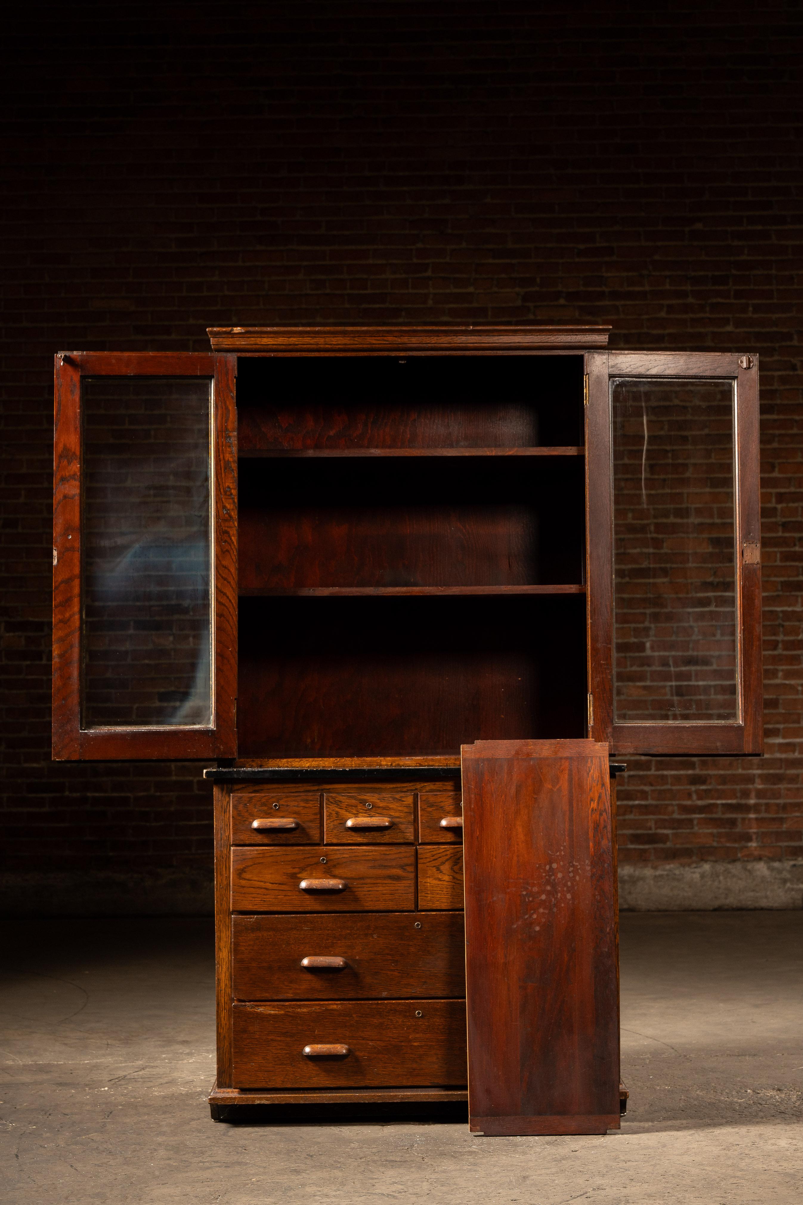 c. 1930 Laboratory Cabinet by Kewaunee Mfg. Co. For Sale 11