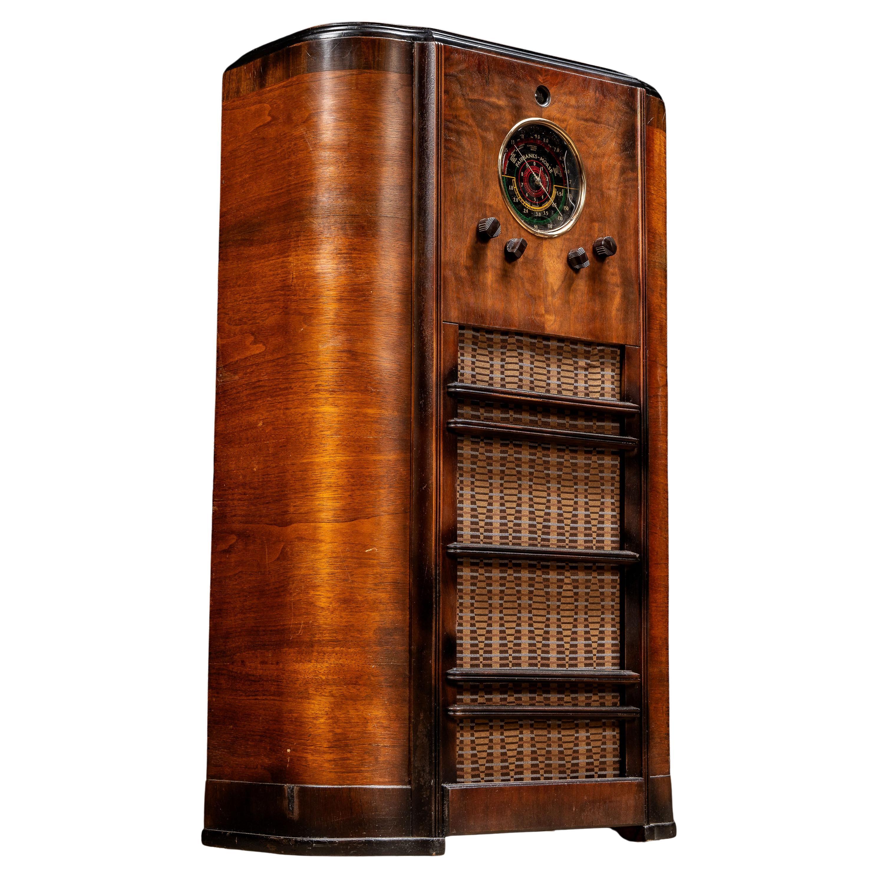 c. 1930 Model No. 6AC-1 Radio with Magic Eye by Fairbanks-Morse