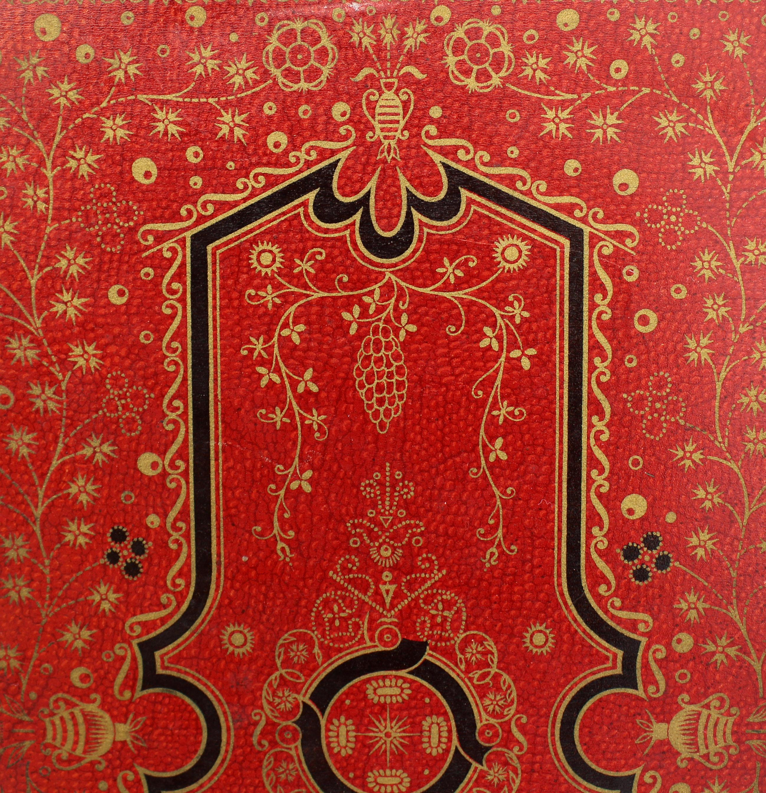 c. Boîte à biscuits Scarlet Book Form A des années 1930-40 par Huntley & Palmers en vente 1