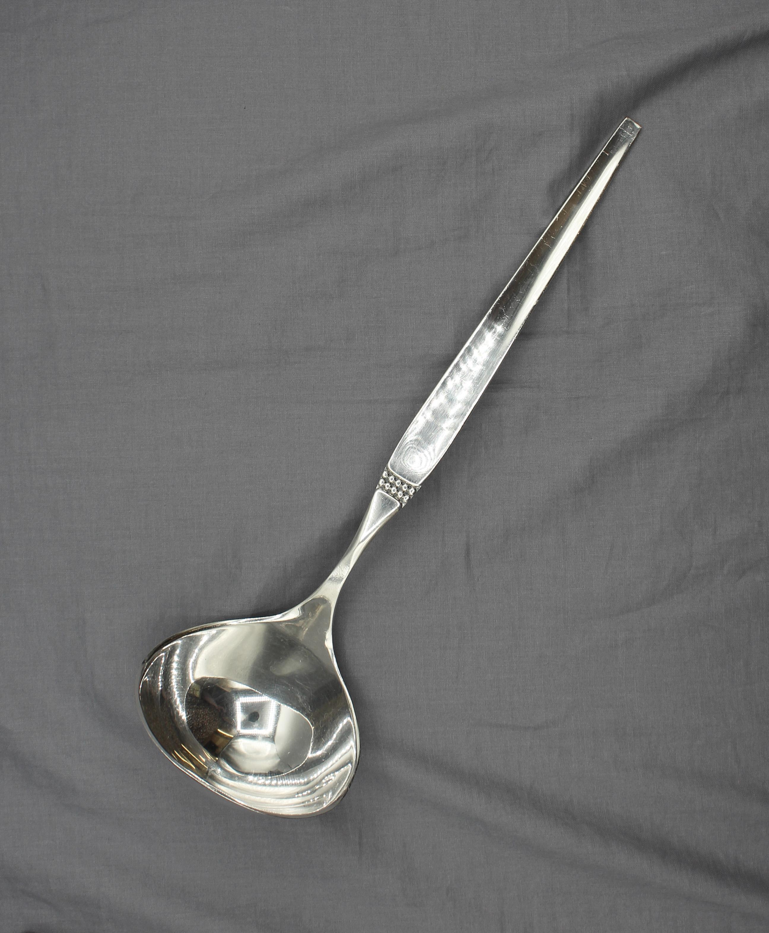 Argent C. 1930s 800 Standard Silver Soup or Punch Ladle by Robbe & Berking en vente