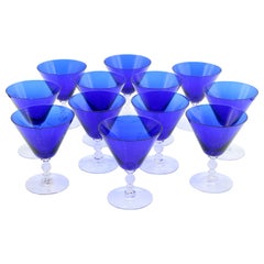 c. Set di bicchieri da ostrica del 1930 di Cambridge Glass Co.