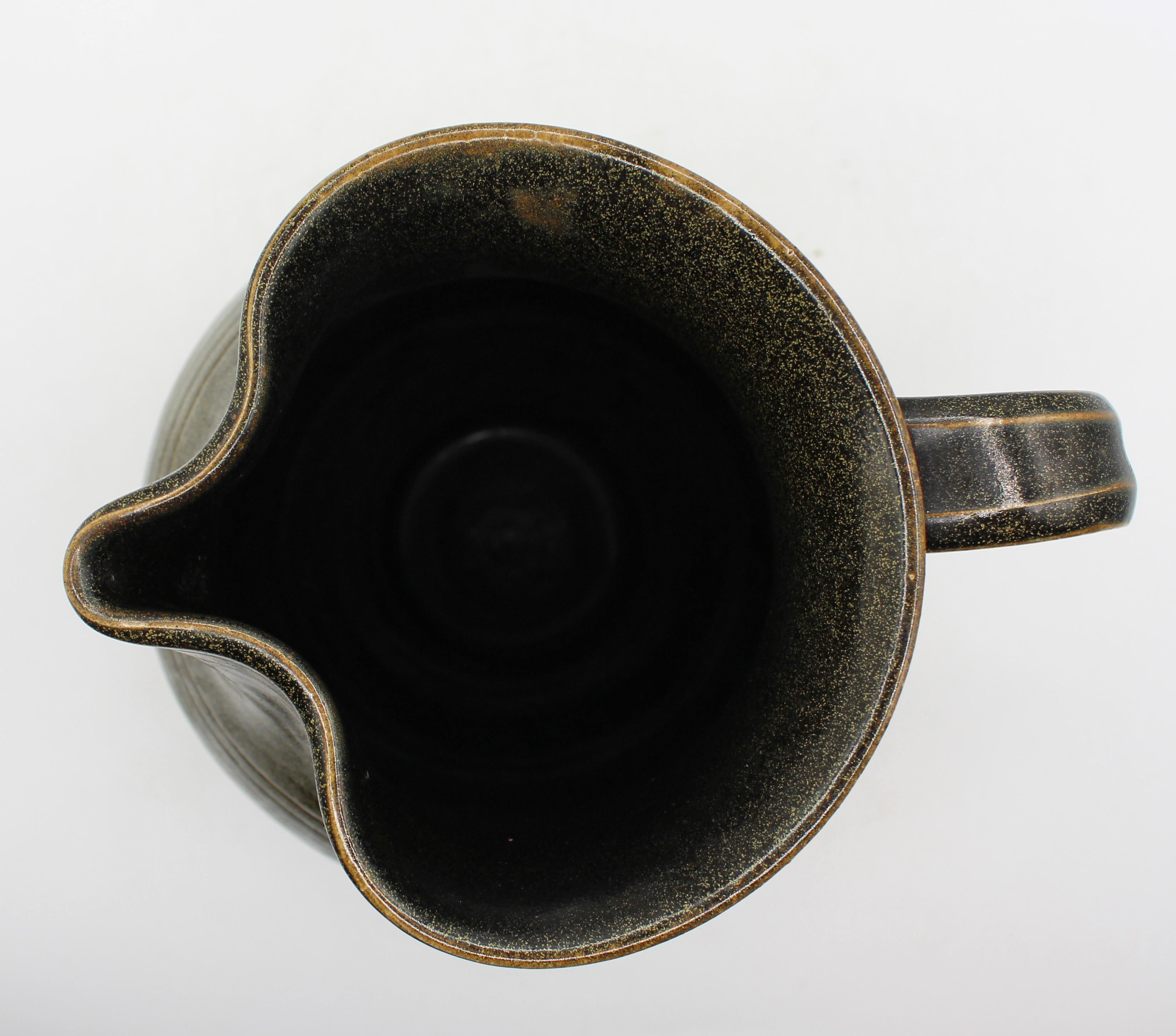 Ceramica C. Brocca grande Ben Owen I Jugtown Ware degli anni 1940-50 in vendita