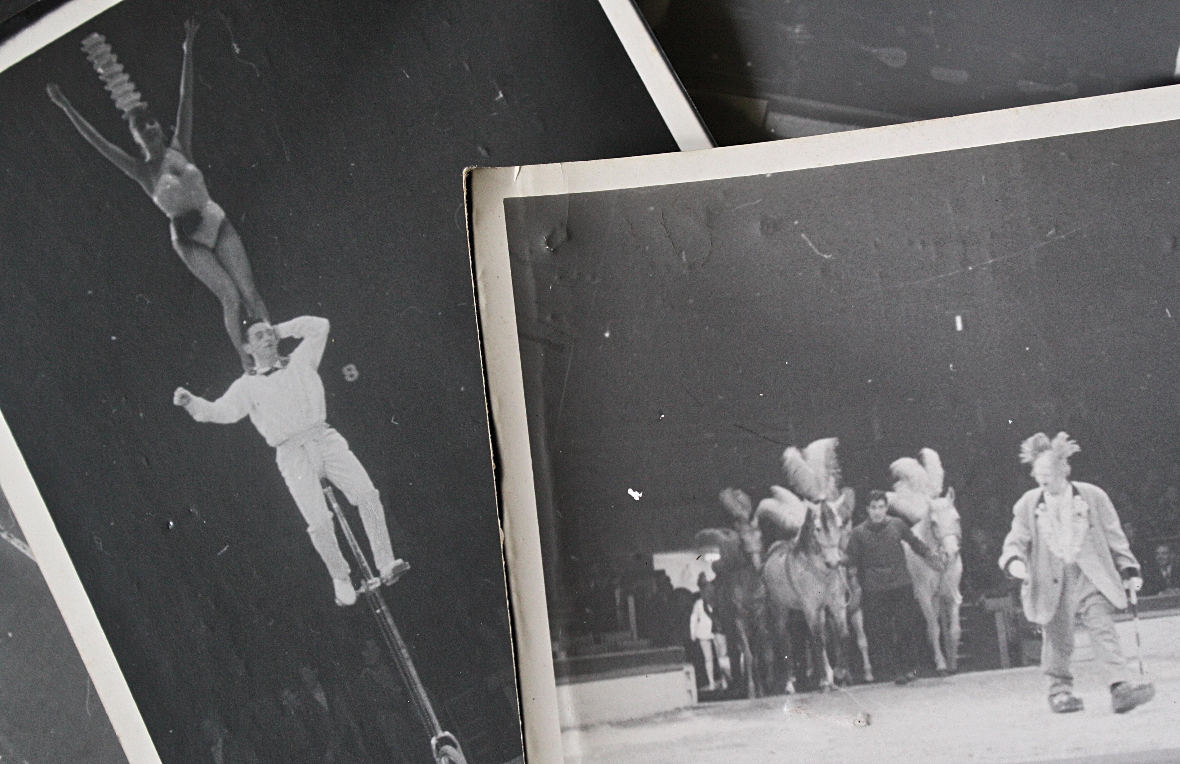 Circus Gelatin Silver Prints Photography in the Manner of Kurt Hutton circa 1940 5