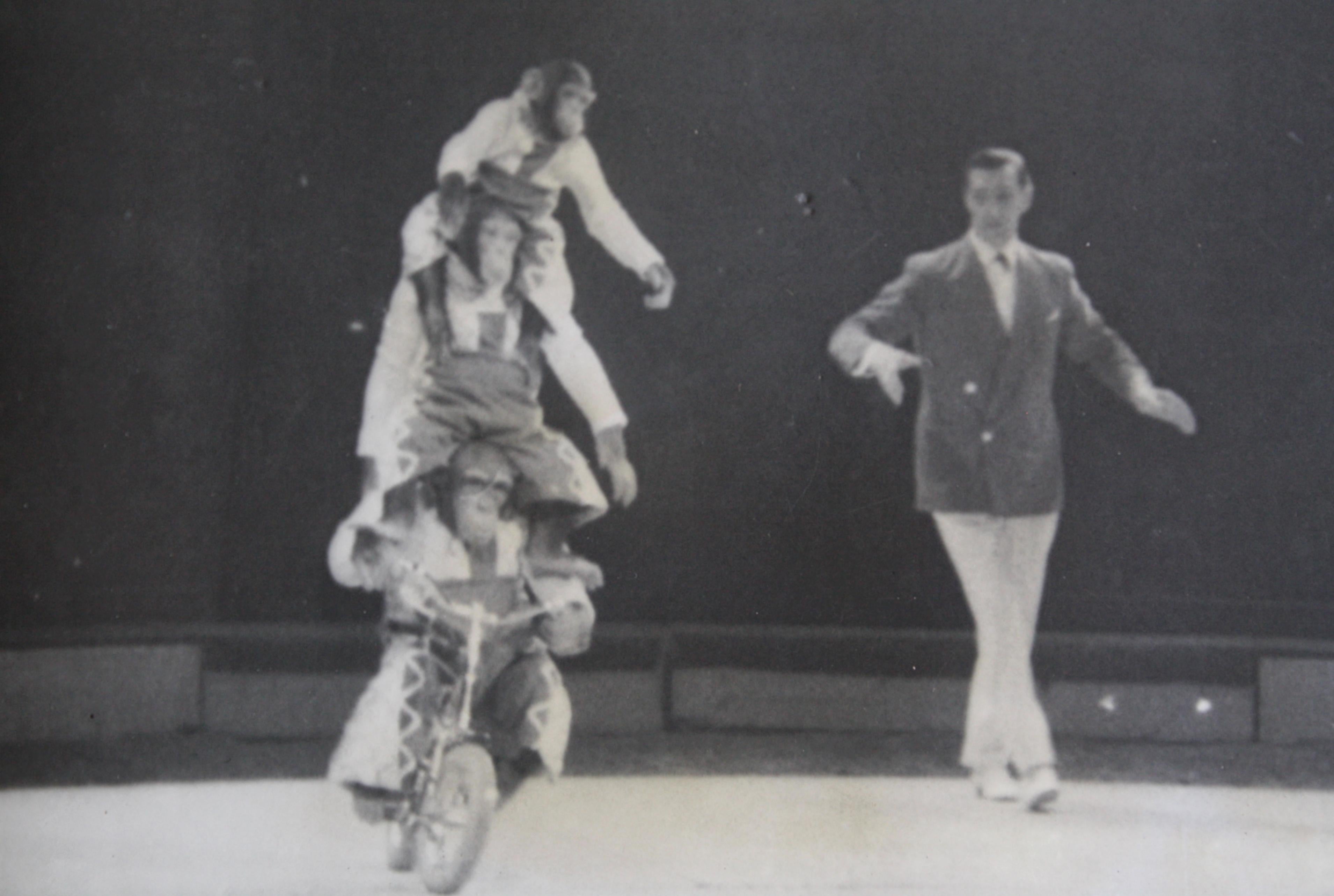 European Circus Gelatin Silver Prints Photography in the Manner of Kurt Hutton circa 1940