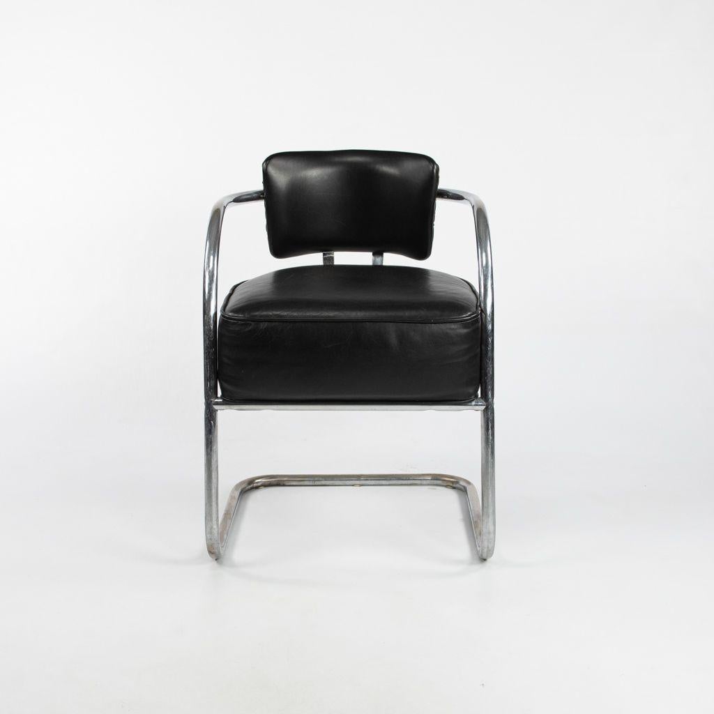 C. 1940s Streamline Lounge Chair with Tubular Steel Frame after Ken Weber For Sale 2