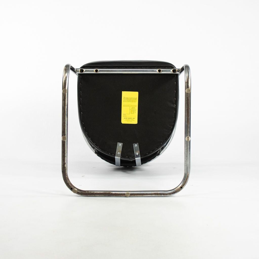 C. 1940s Streamline Lounge Chair with Tubular Steel Frame after Ken Weber For Sale 3