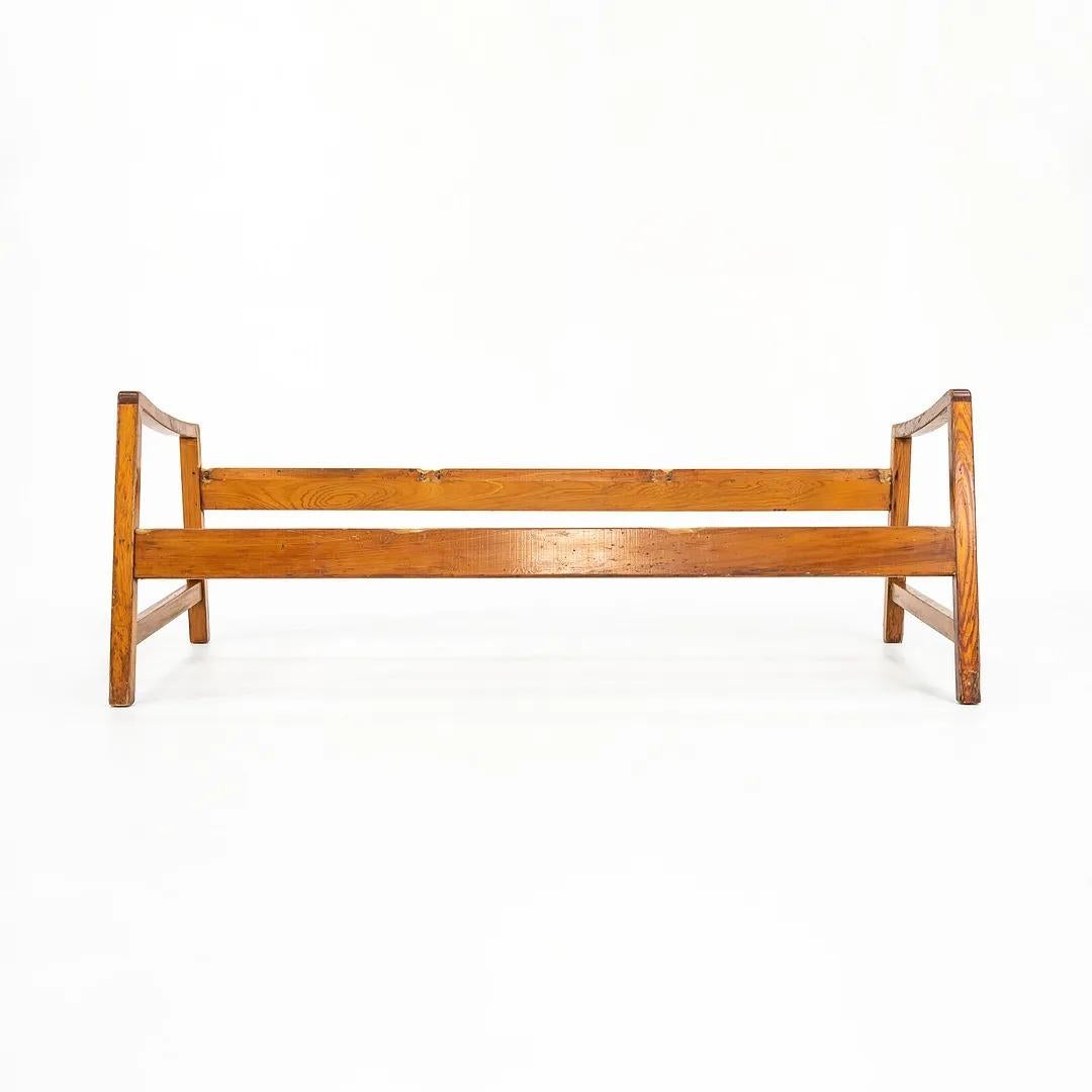 Copper C. 1941 Jens Risom for Knoll Associates Three-Seater Sofa/Settee w/ New Webbing For Sale