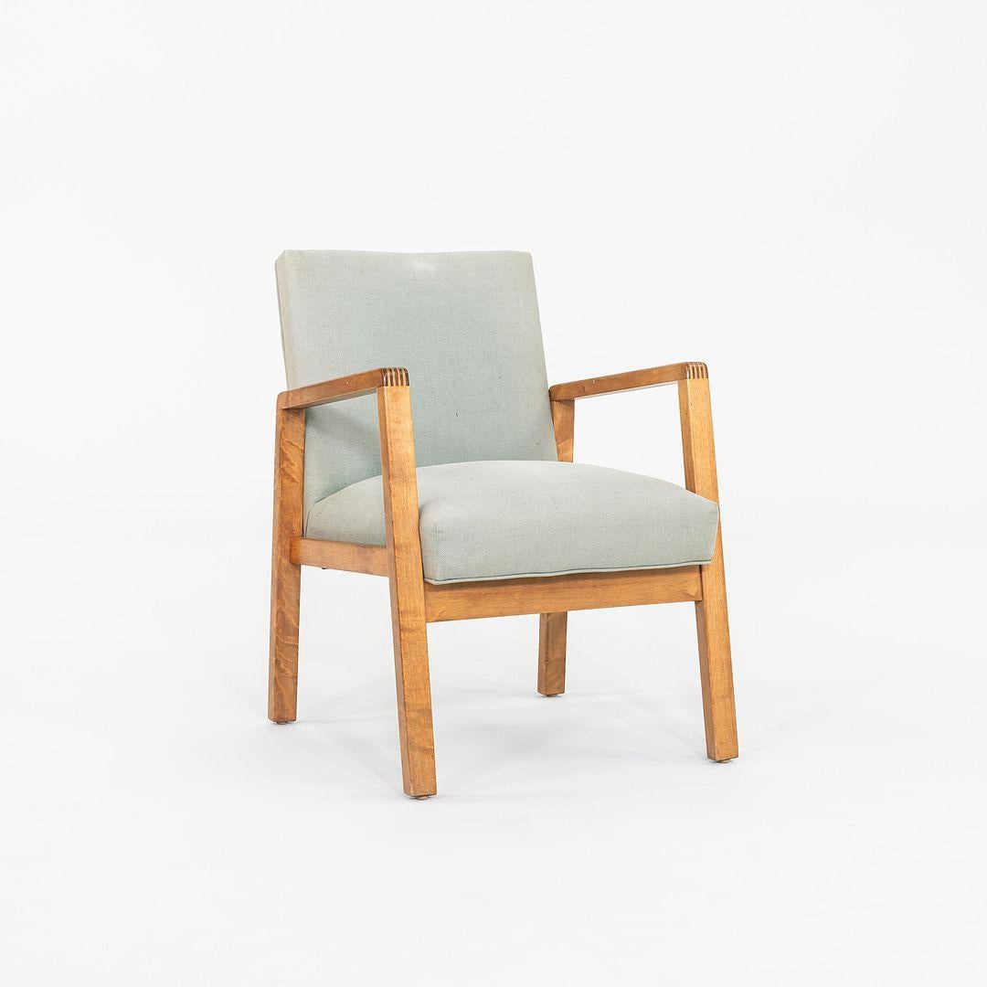 Finlandese C. 1945 Set di quattro poltrone da corridoio Alvar e Aino Aalto Modello 54/404 in vendita