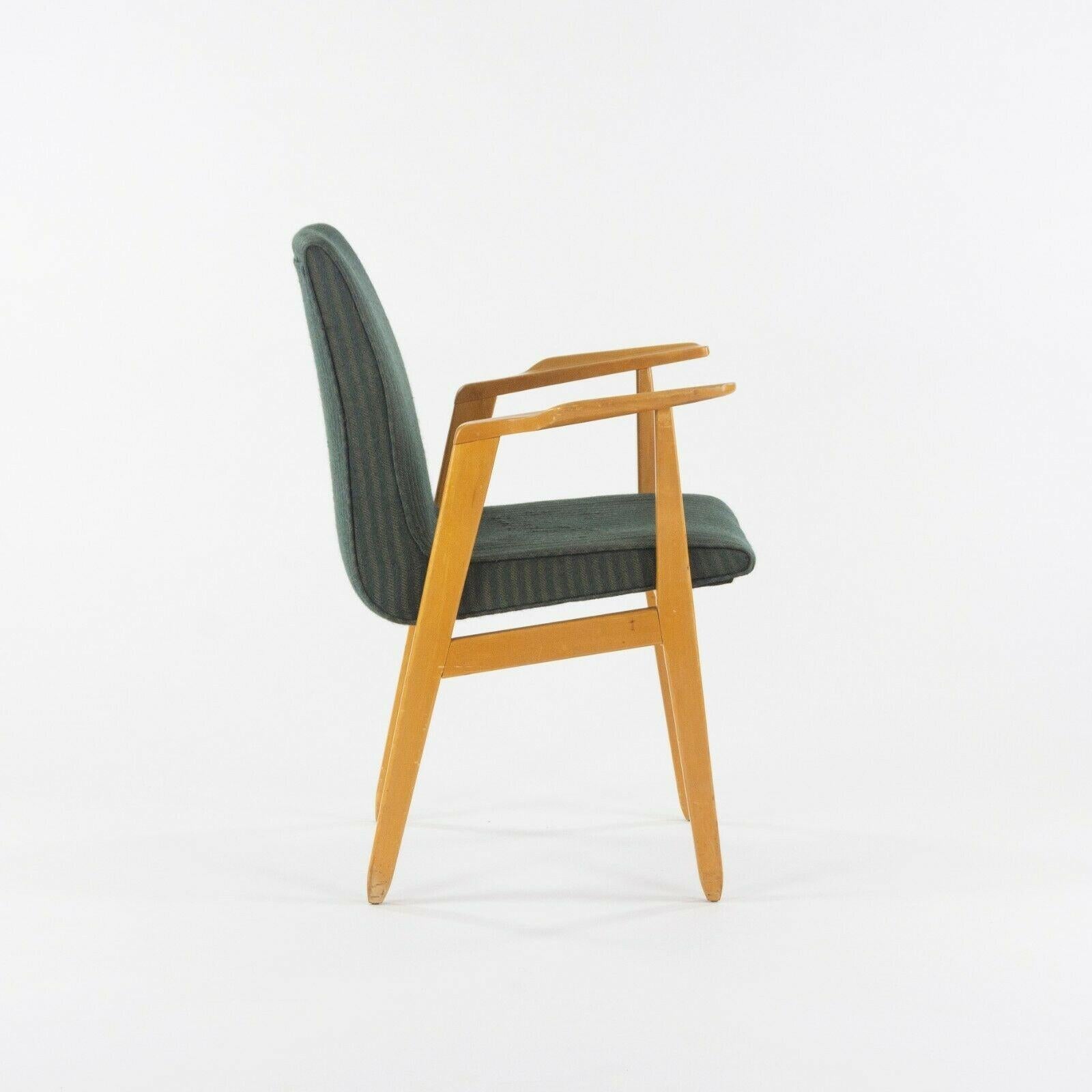 American C. 1946 Rare Ralph Rapson for Knoll Associates Dining / Side Arm Chair in Birch For Sale