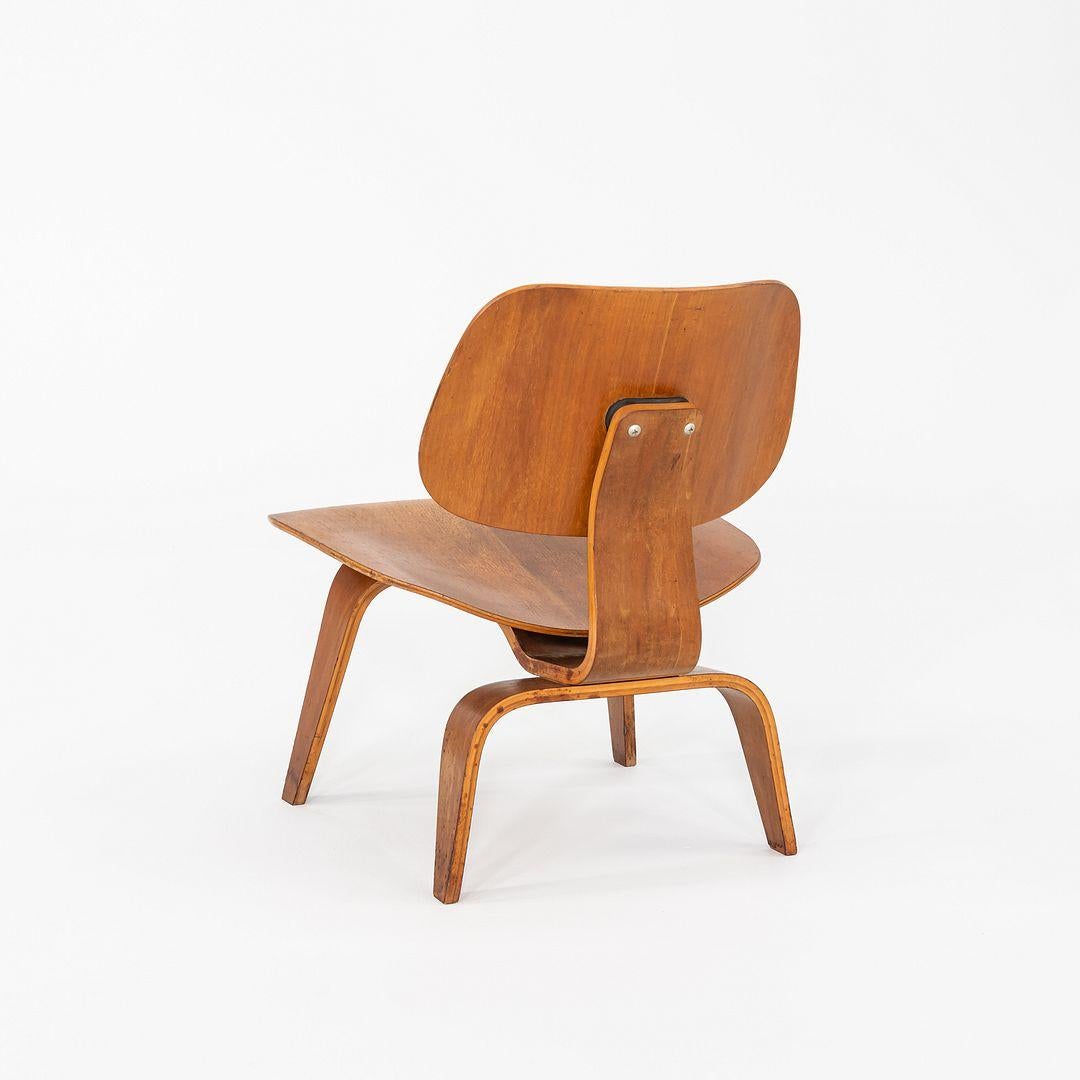 C. 1947 Herman Miller Evans Eames LCW Lounge Chair in Walnut 4