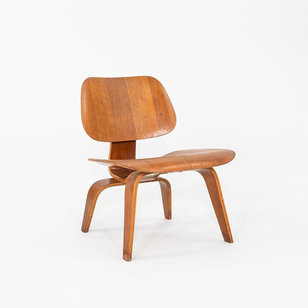 C. 1947 Herman Miller Evans Eames LCW Lounge Chair in Walnut 6