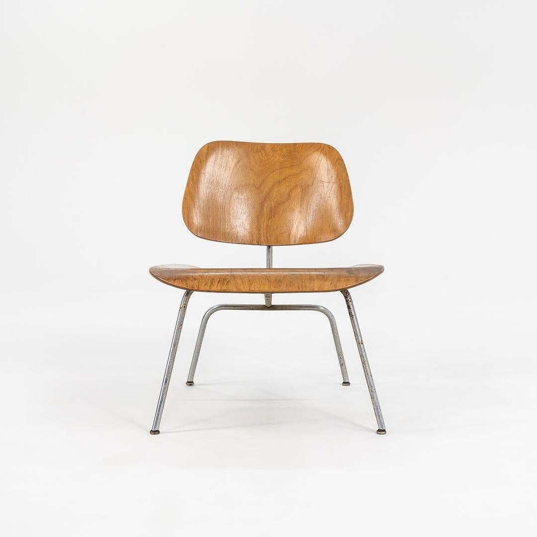 C. 1948 Silla Lounge LCM de Charles and Ray Eames en abedul por Evans / Herman Miller en venta 5