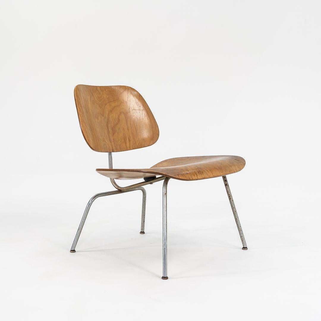 C. 1948 Silla Lounge LCM de Charles and Ray Eames en abedul por Evans / Herman Miller mediados del siglo XX en venta