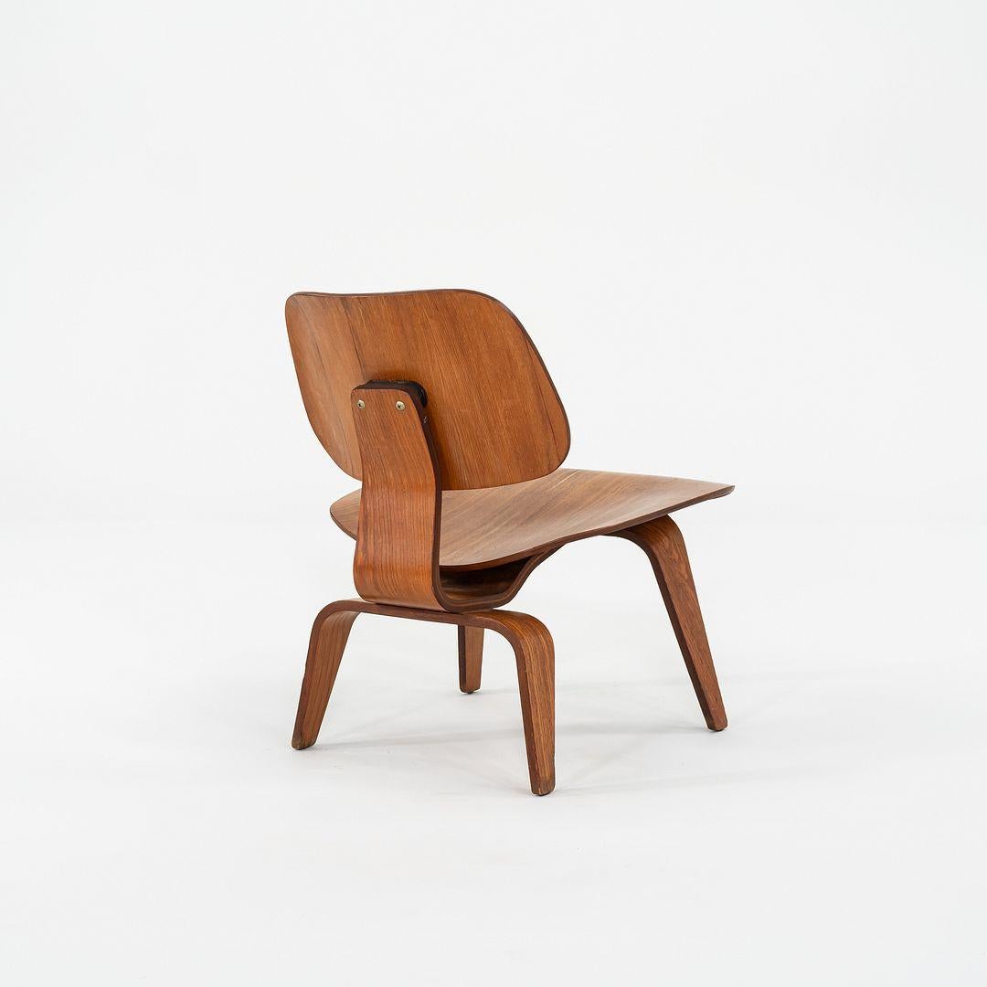 C. 1948 Herman Miller et Evans Eames LCW Lounge Chair en frêne calicot Bon état - En vente à Philadelphia, PA