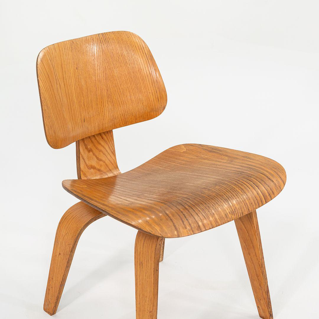 C. 1948 Set di 4 sedie da pranzo Evans Herman Miller Eames DCW in frassino calico In condizioni buone in vendita a Philadelphia, PA