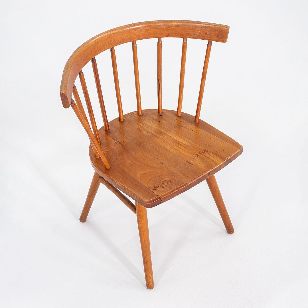 C. 1949 George Nakashima for Knoll N19 Straight Dining Chair in Birch im Angebot 4