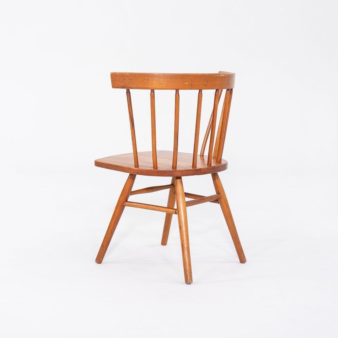 C. 1949 George Nakashima for Knoll N19 Straight Dining Chair in Birch (amerikanisch) im Angebot