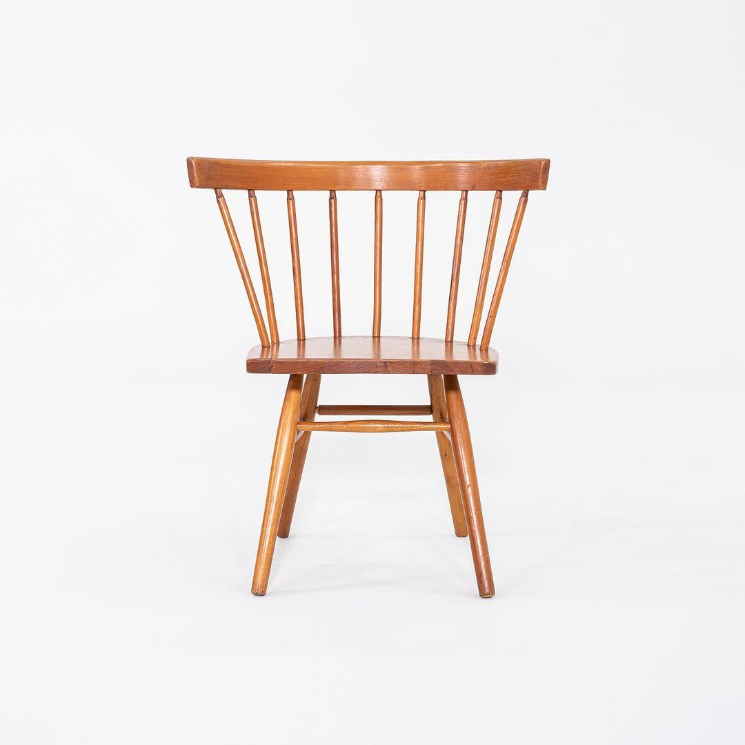 C. 1949 George Nakashima for Knoll N19 Straight Dining Chair in Birch im Zustand „Gut“ im Angebot in Philadelphia, PA