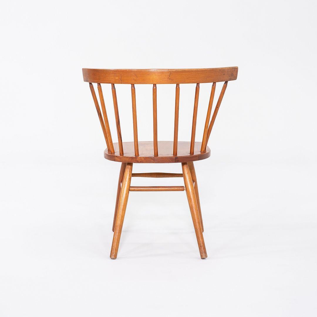 C. 1949 George Nakashima for Knoll N19 Straight Dining Chair in Birch (Mitte des 20. Jahrhunderts) im Angebot