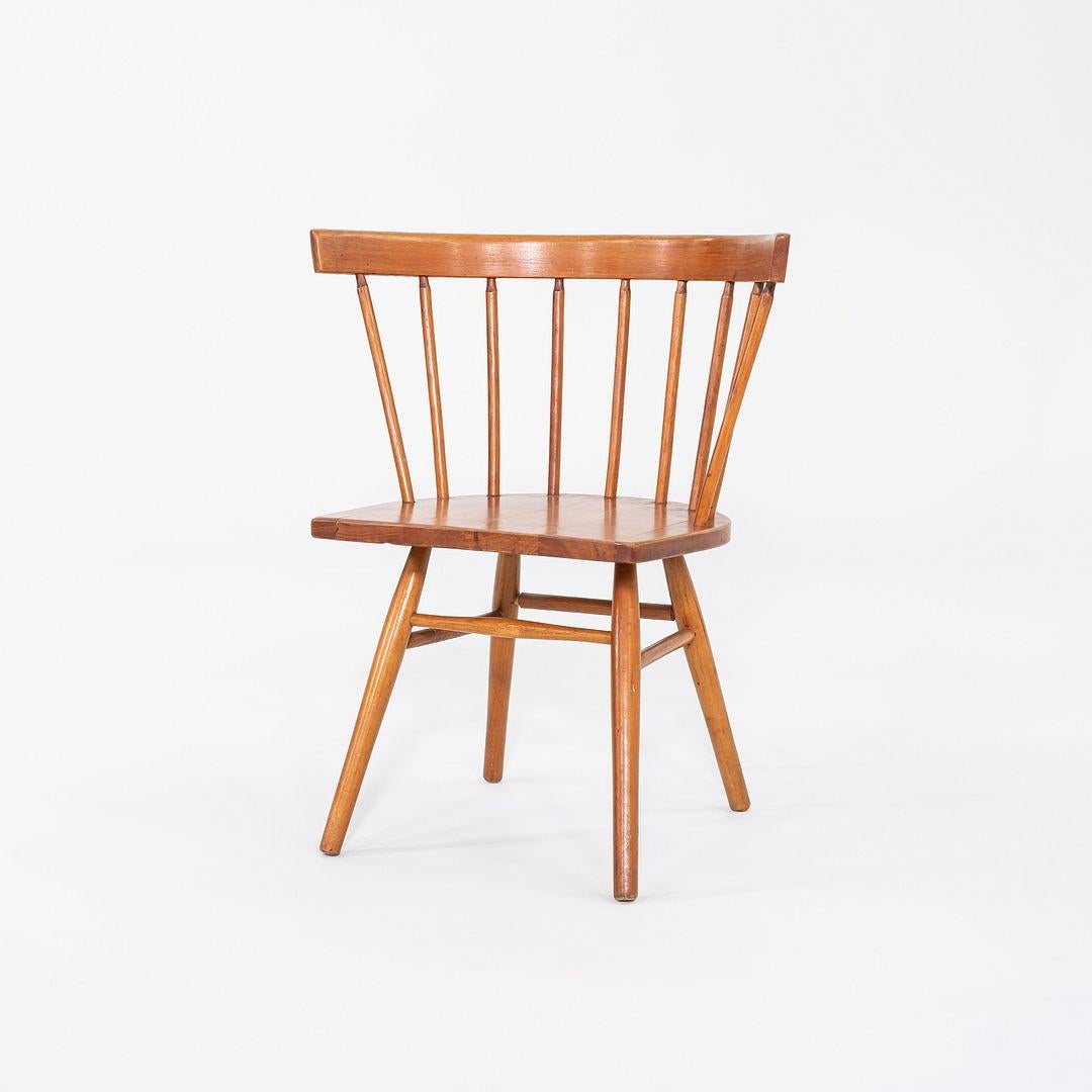C. 1949 George Nakashima for Knoll N19 Straight Dining Chair in Birch (Birke) im Angebot