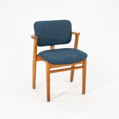C. 1949 Set of Four Knoll Domus Dining Chairs by Ilmari Tapiovaara with Fabric