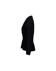 c. 1950 Christian Dior 'New Look' Black Wool Jacket