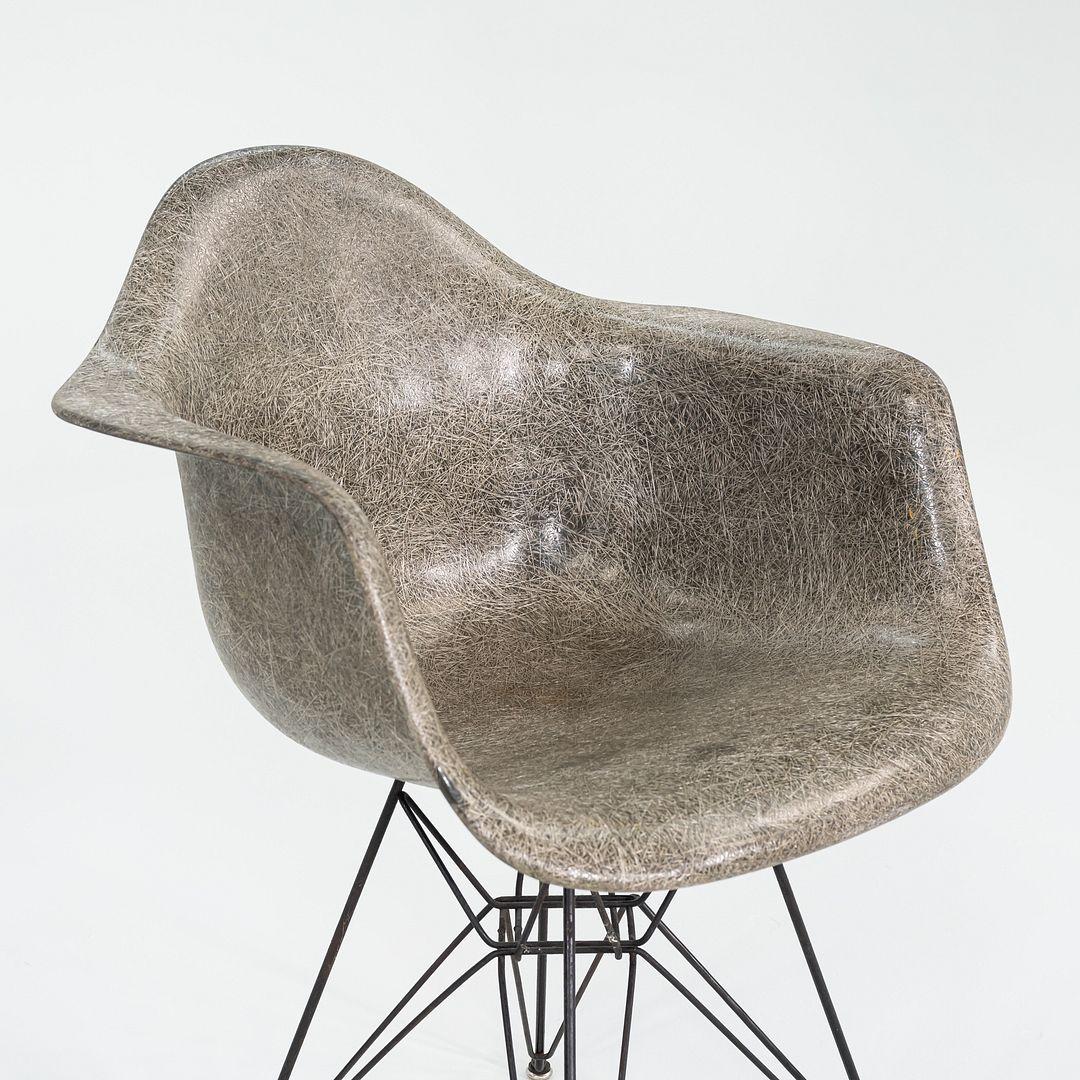 C. 1950 Herman Miller Eames Rope Edge DAR Arm Shell Chair in Elephant Hide Grey (Mitte des 20. Jahrhunderts) im Angebot