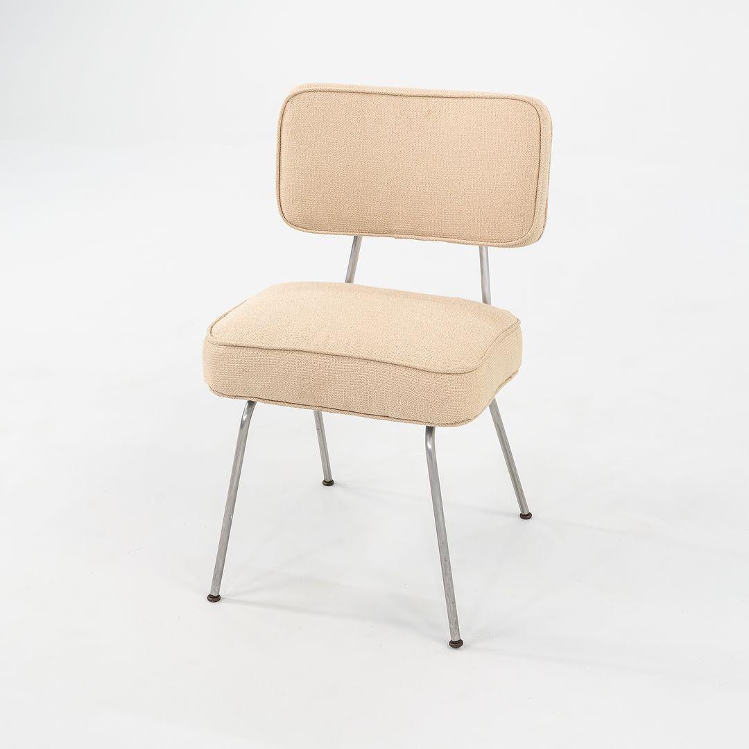 Moderne C. 1950 Ensemble de huit chaises de salle à manger en acier tubulaire George Nelson pour Herman Miller en vente