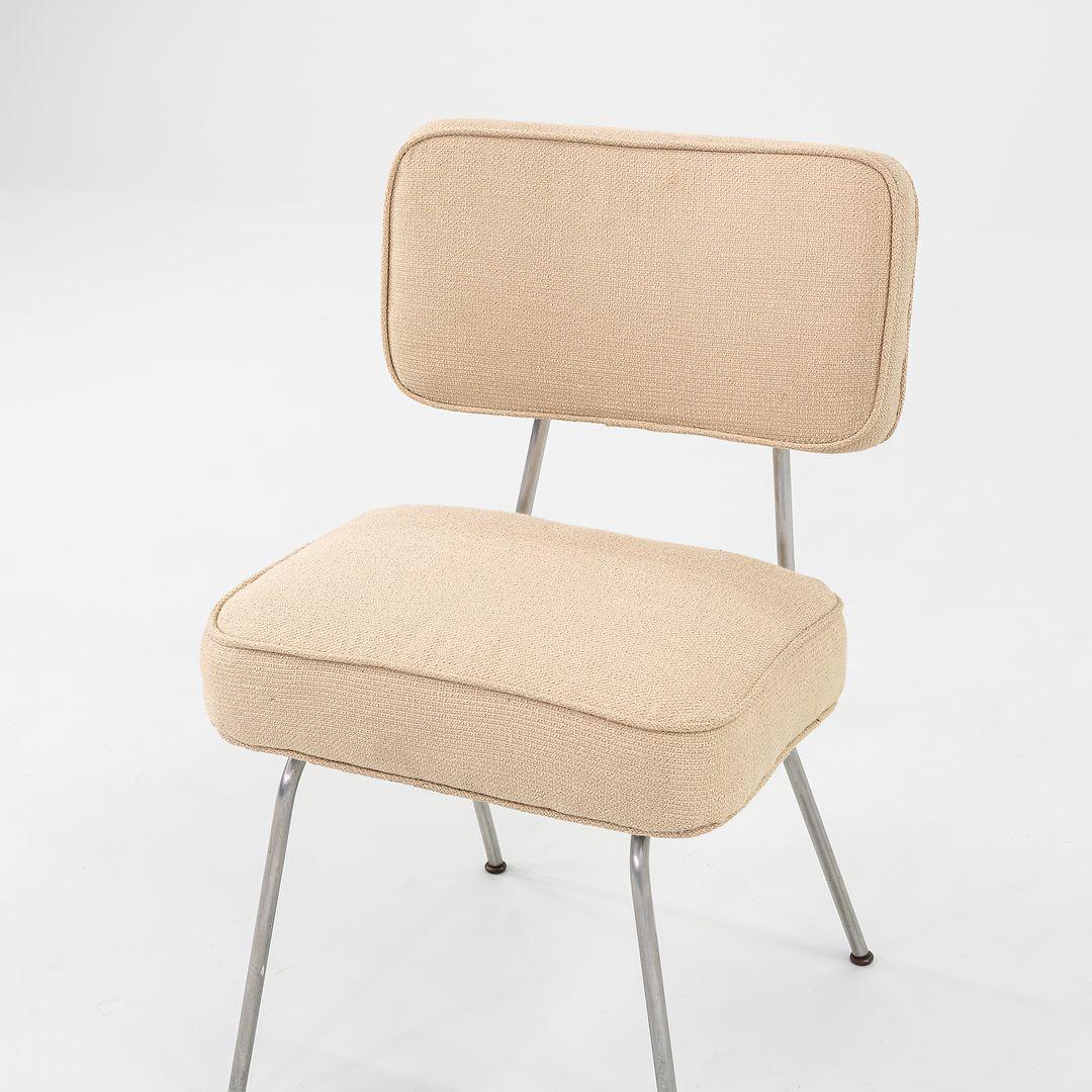 Américain C. 1950 Ensemble de huit chaises de salle à manger en acier tubulaire George Nelson pour Herman Miller en vente
