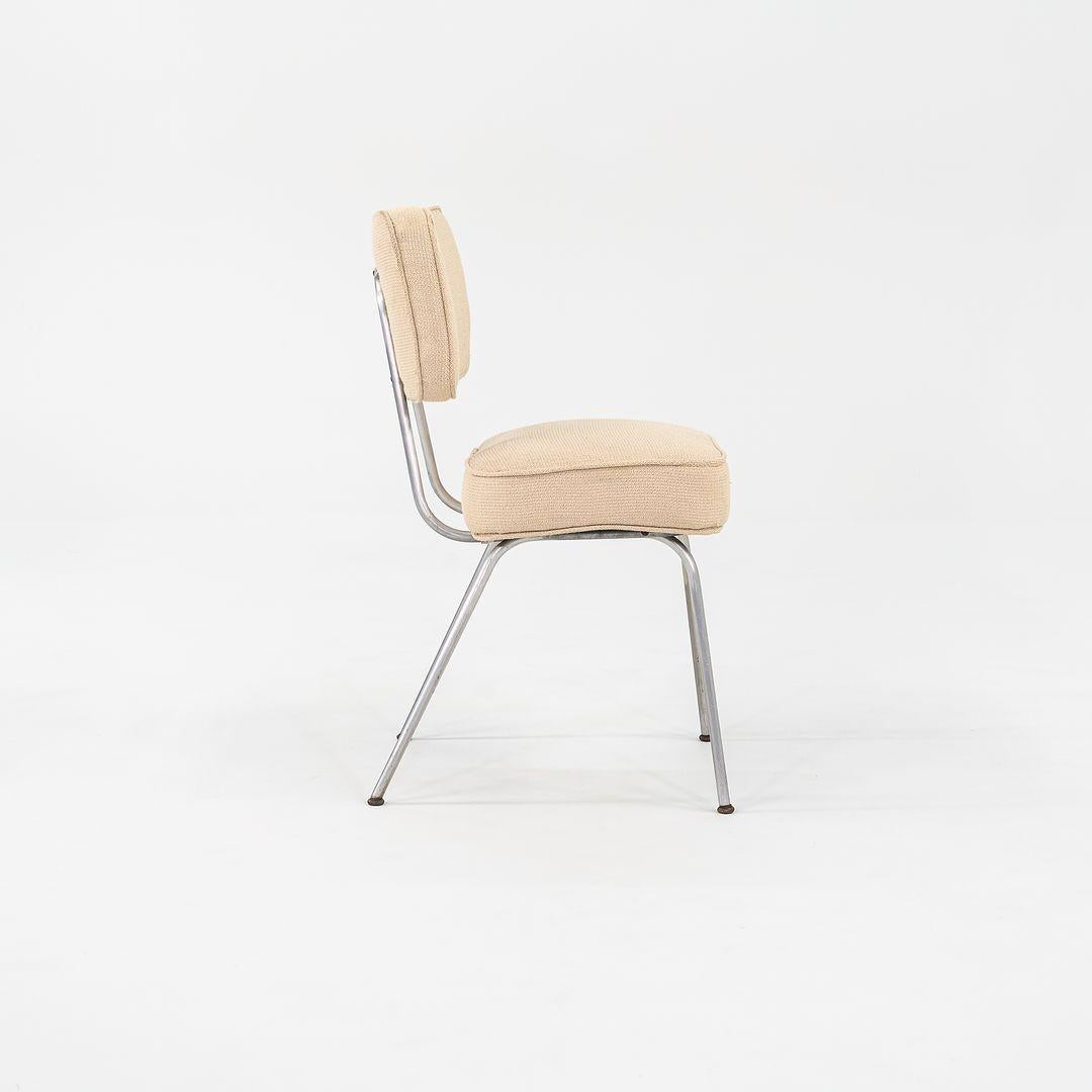 Milieu du XXe siècle C. 1950 Ensemble de huit chaises de salle à manger en acier tubulaire George Nelson pour Herman Miller en vente