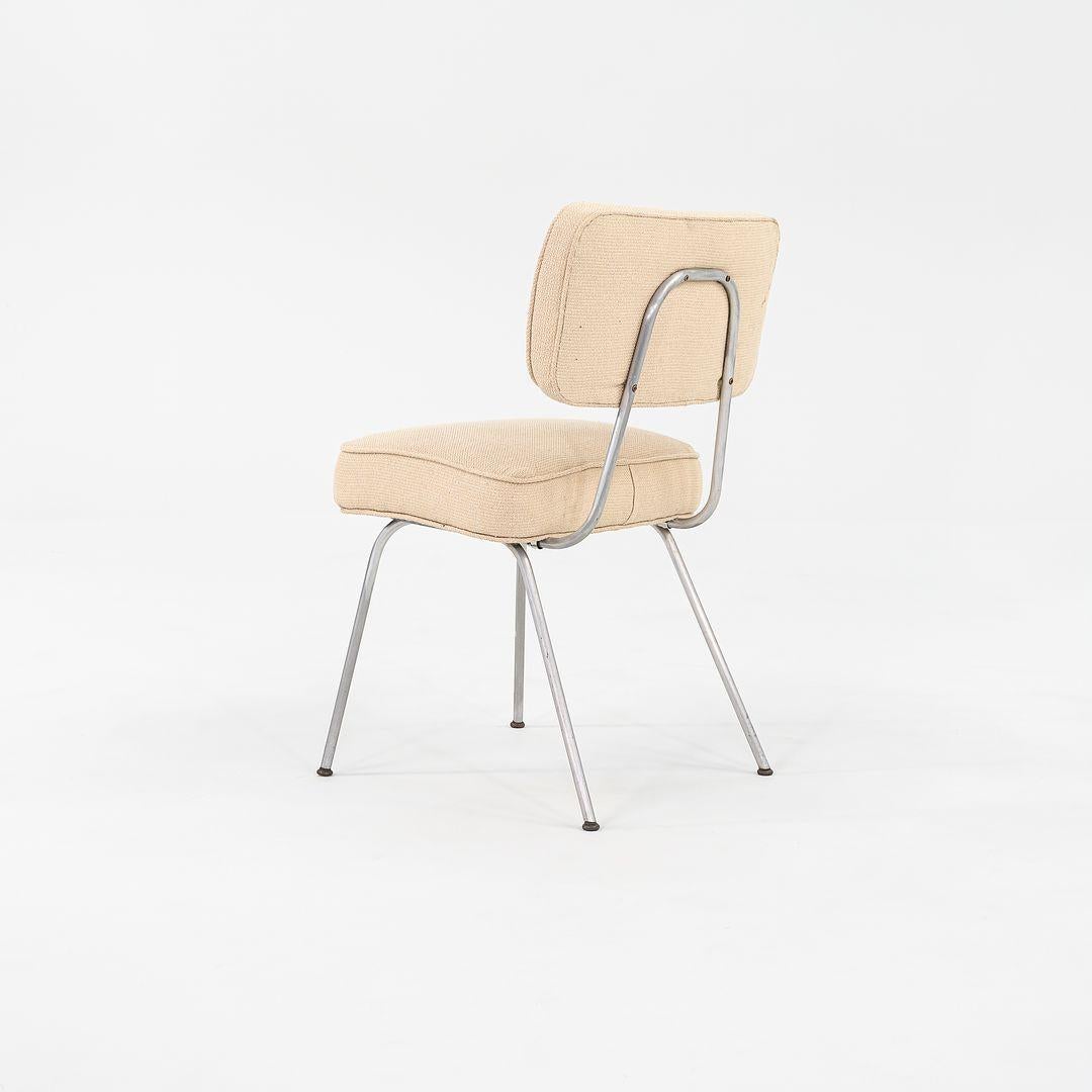 Aluminium C. 1950 Ensemble de huit chaises de salle à manger en acier tubulaire George Nelson pour Herman Miller en vente