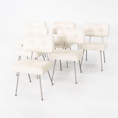 C. 1950 Satz von sechs George Nelson für Herman Miller Model No. 4671 Side Dining Chairs