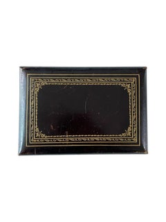 c. 1950s–1960s Antique RUMPP Italy Florentine Gold-Tooled Leather Jewelry Box