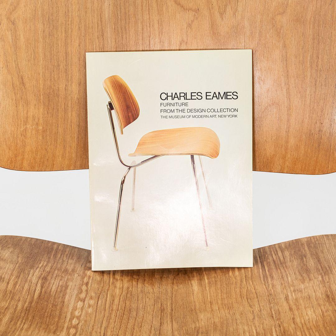 C. 1951 Pair of Herman Miller Eames LCW Lounge Chair in Calico Ash 3